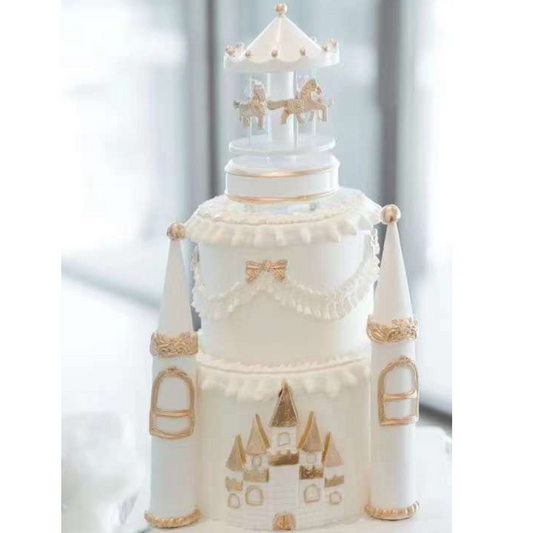 Enchanted Carousel Wedding Cake