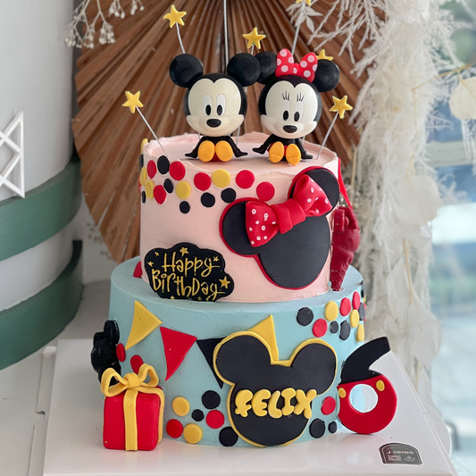 Mickey & Minnie Cake 01