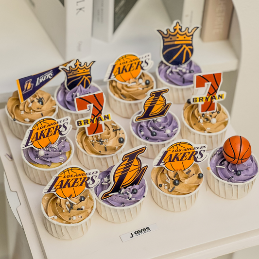 The Lakers Cupcakes
